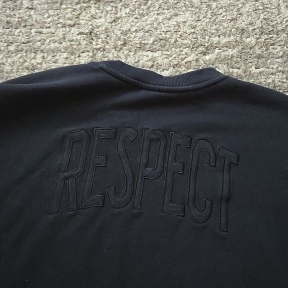 Under Armour Project Rock Men’s Crewneck Sweatshirt Black Size M Soft Pullover - Picture 7 of 7